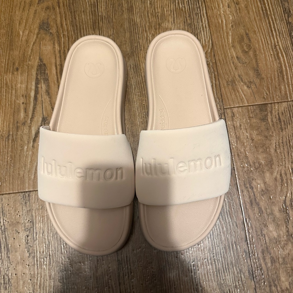 lululemon athletica Cream Sandals